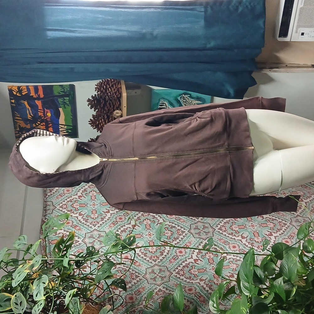 C9 by Champion Brown Zip Up Jacket, Size M